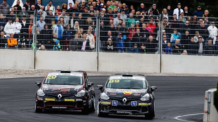 Skoog v/s Wernersson när Renault Clio Cup ska avgöras