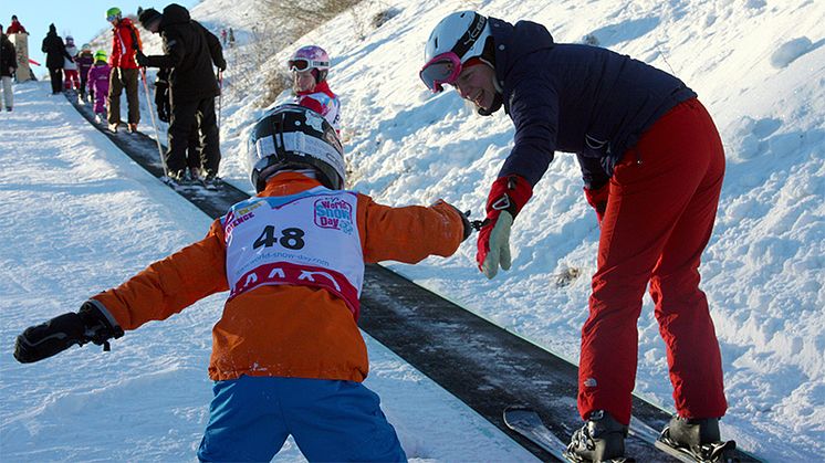 World Snow Day i Hammarbybacken 2016. Foto: Johan Hyllienmark/SSF