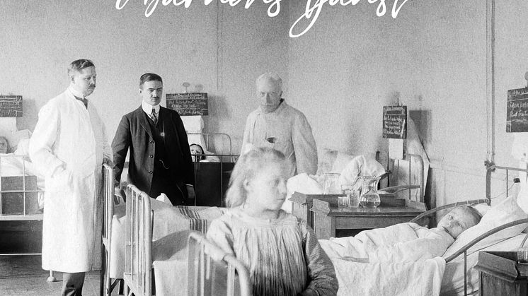 Omslag till boken "Ett enastående sekel i barnens tjänst : Sydsvenska pediatriska förening 100 år, 1923 - 2023".