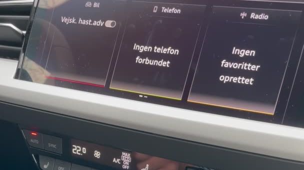 Audi Q4 e-tron - Hastighedsadvarsel via favoritter (feb2024)