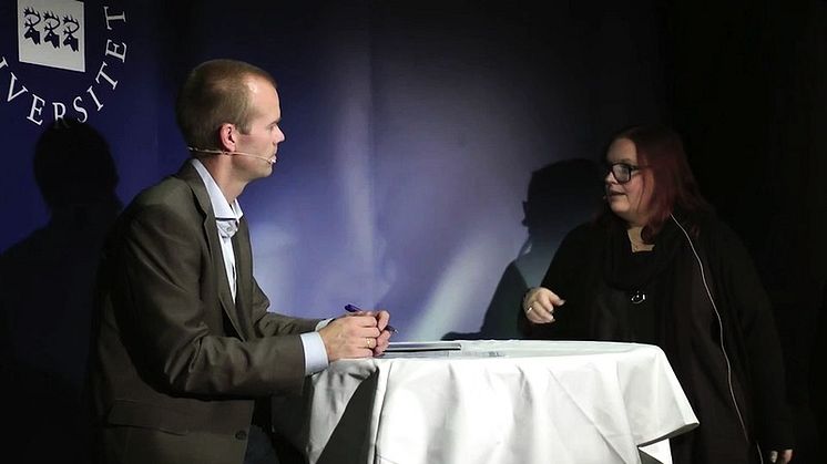 Mattias Lundberg intervjuar Docent Annika Nordlund på Psykologisk Salong 4 oktober 2012 #psykologi #umeå #umu