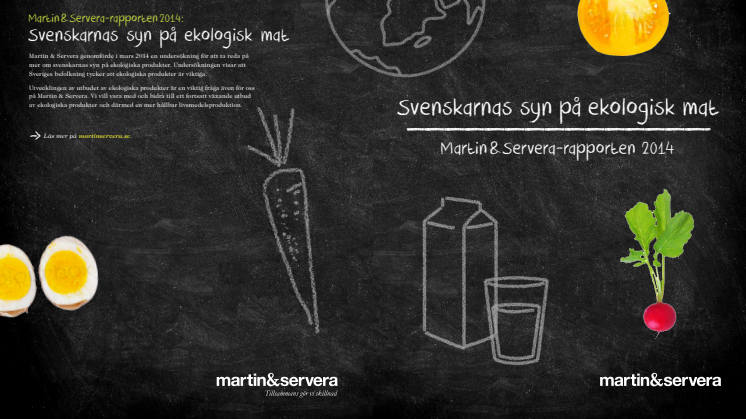Svenskarnas syn på ekologisk mat 2014