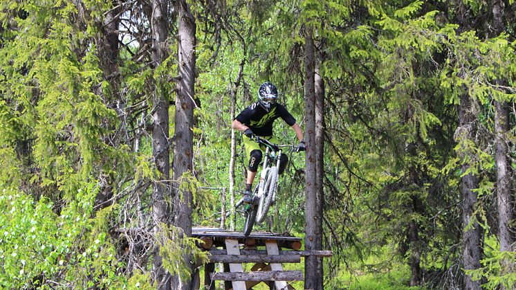 Åkare i Lofsdalen Bike Park