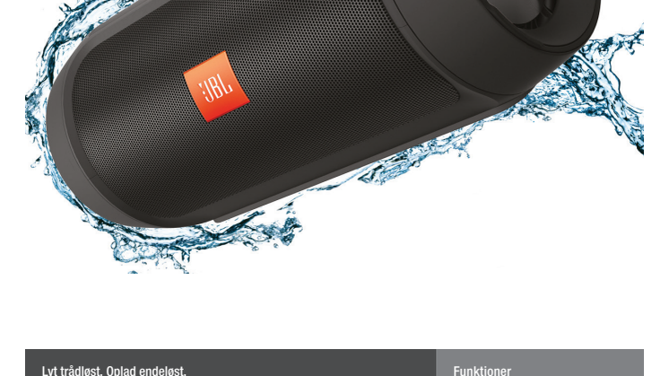 HARMAN lancerer den nye vandafvisende JBL Charge 2+ og den nye trådløse JBL Clip+ 