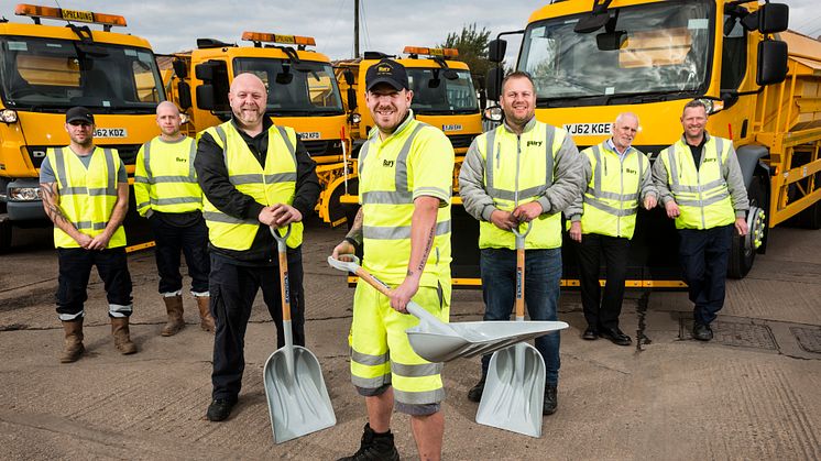 Our sensational gritting team!