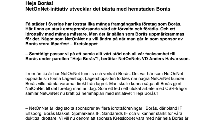 Heja Borås!
