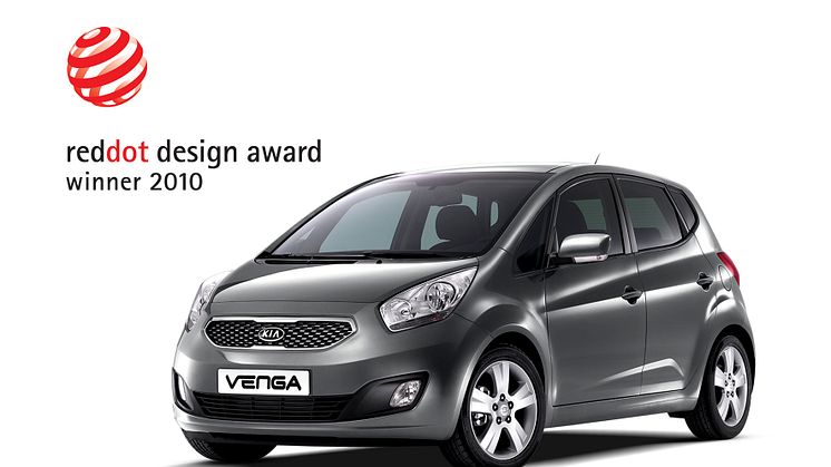 Kia Venga vinner red dot!