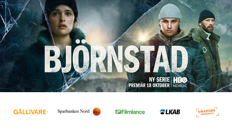 Pressvisning av första avsnittet i TV-serien Björnstad på Folkets hus i Gällivare