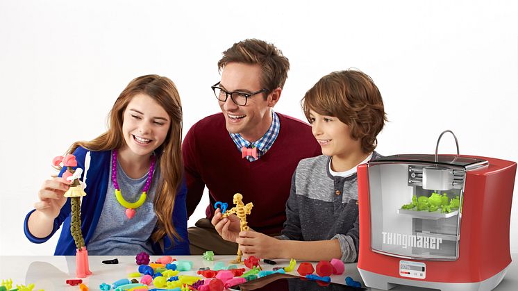 Mattel entwickelt ThingMaker und ermöglicht Familien durch den 3D-Drucker für Zuhause selbst Spielzeughersteller zu werden
