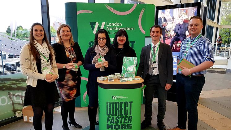 London Northwestern Railway staff have been at stations to inform passengers about the upcoming timetable changes