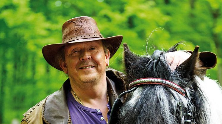 Olle Jönsson med häst