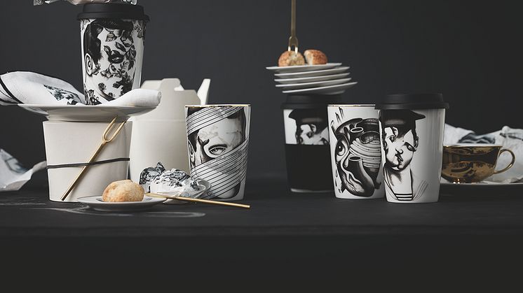 Stylish and multi-functional: Rosenthal travel mugs from the collection Cilla Marea by Pietro Sedda. 