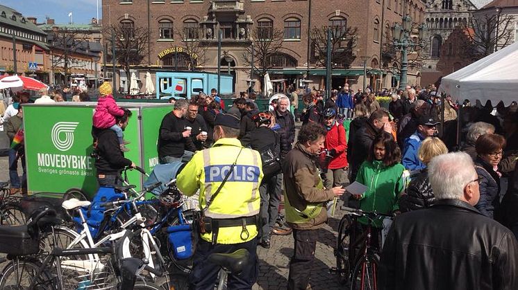 Cykeldag på Stortorget 23 april