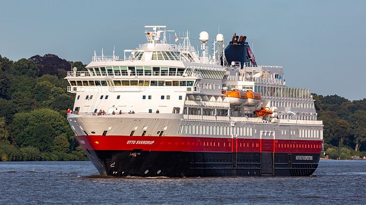 MS Otto Sverdrup overføres til Hurtigruten Norge. Foto: Marko Stampehl / Hurtigruten Expeditions