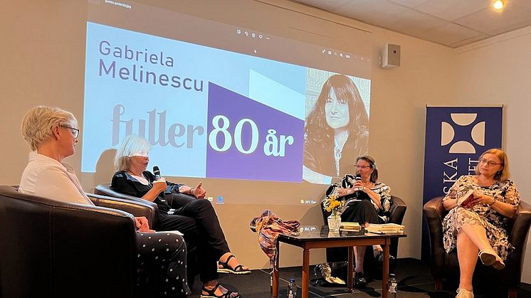 Författaren Agneta Pleijel: ”Gabriela Melinescu berikade Sverige genom sitt författarskap”