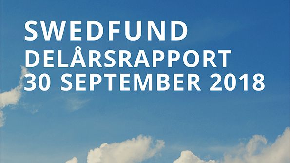 Swedfund delårsrapport juli - september 2018