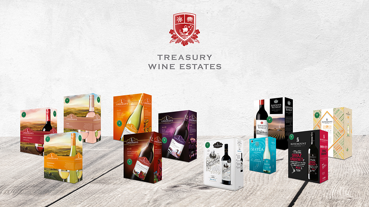 Treasury Wine Estates bag-in-box utbud i Norden