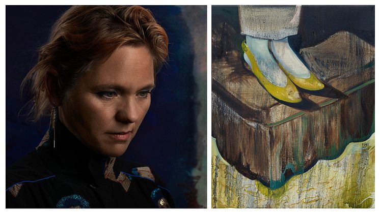 Left: Cathrine Raben Davidsen. Photo: Søren Solkær / Right: Cathrine Raben Davidsen, As above, so below (2022)