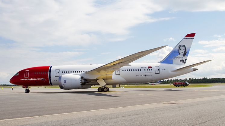 Norwegians Dreamliner har landat i Skandinavien