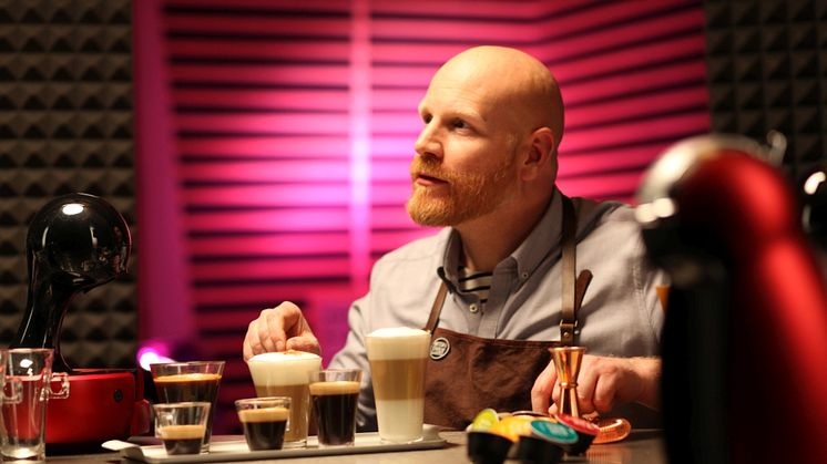 Nestlé Master Barista, Ola Persson. Foto: Nestlé. 