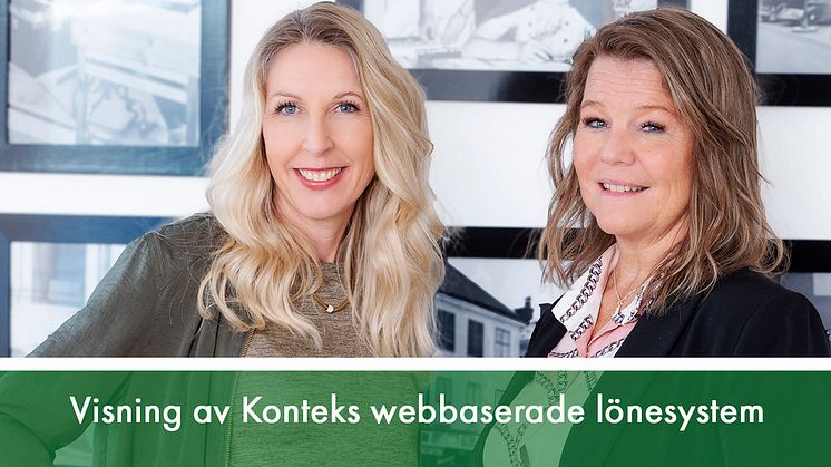 Webinar - visning av Konteks webbaserade lönesystem