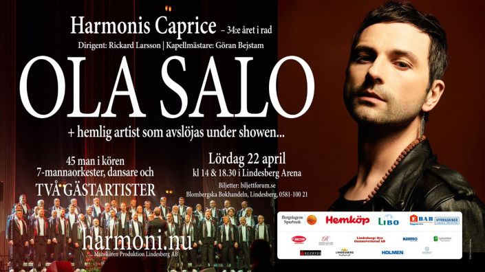 Ola Salo gästartist på Harmonis Caprice 2017