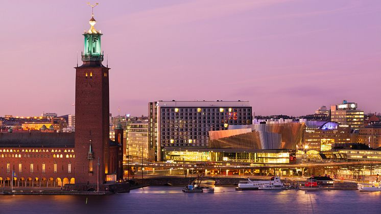 Stadshuset och Stockholm Waterfront. Fotograf: Erik G Svensson/mediabank.visitstockholm.com