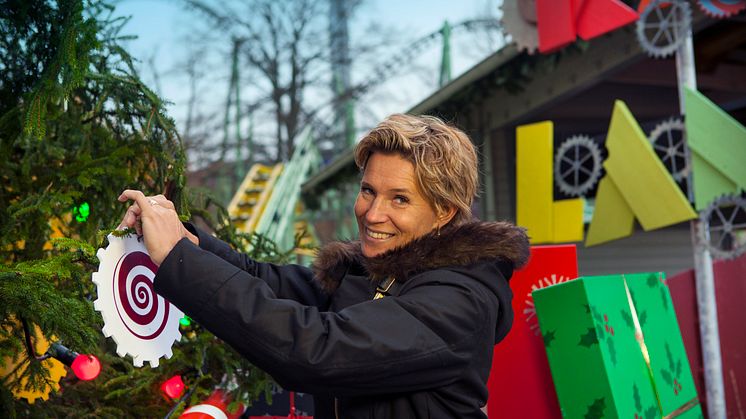 Lotta Carlsbogård är projektledare för Jul på Liseberg