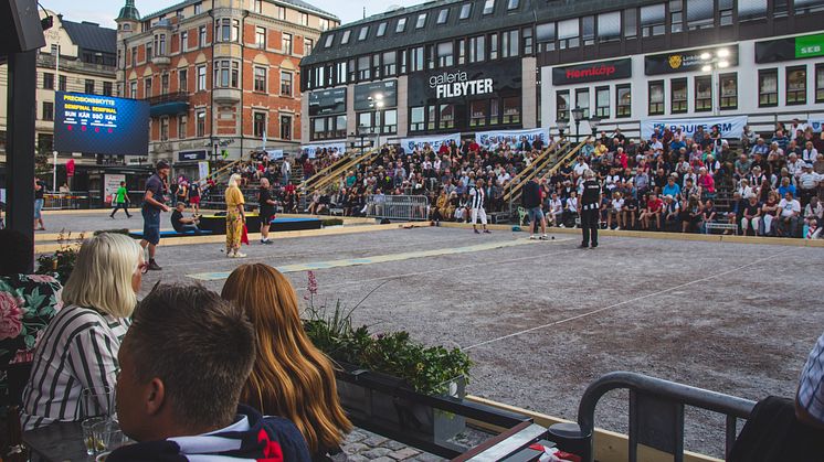 Boule-SM var ett av de evenemang som genomfördes i Linköping i somras och som bidrog till ökningen av gästnätter.  