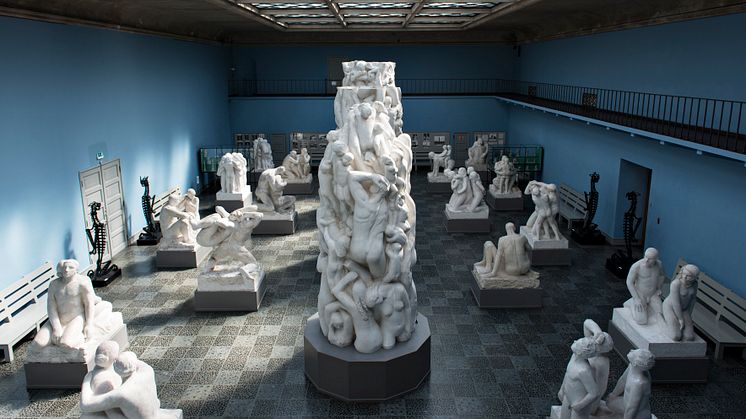 The Monolith Hall in the Vigeland Museum. / Monolittsalen i Vigelandmuseet