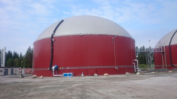 Biogasanläggning. Foto: John Andersson