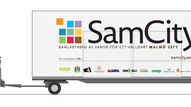 SamCity ska ge färre antal lastbilar i city 
