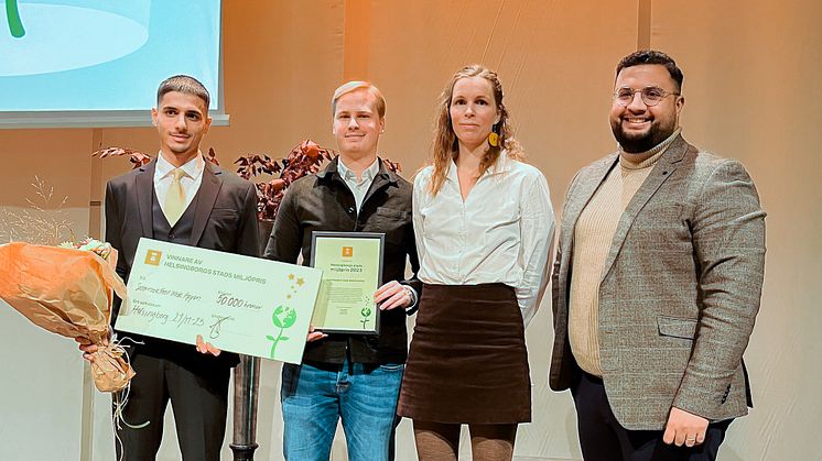 Skaparna av Sustainable Food Waste Appen vinner årets miljöpris för sin innovation som hjälper livsmedelsföretag att minska matsvinn.