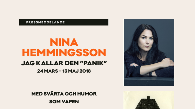 "Panik" när Nina Hemmingsson ställer ut på Bror Hjorths Hus