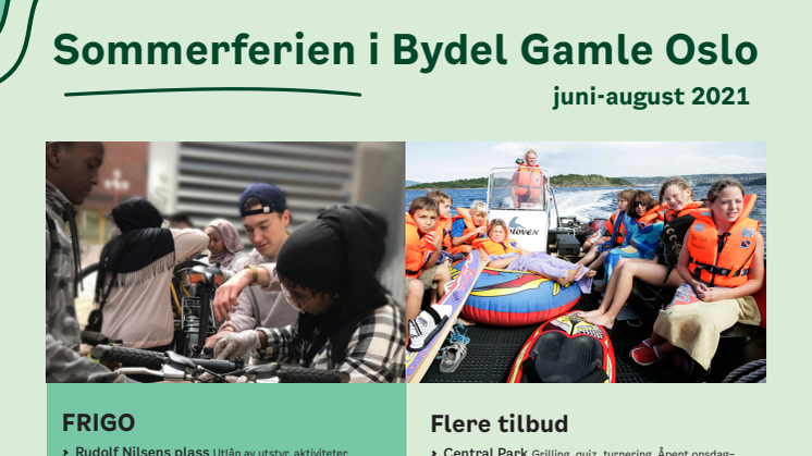 Sommerferien i Bydel Gamle Oslo - plakat pdf