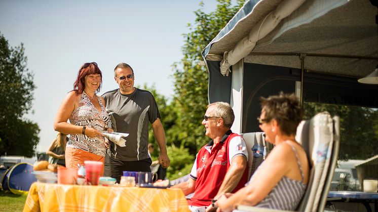 Die Sonneninsel Fehmarn begrüßt jährlich zahlreiche Gäste auf insgesamt 17 Campingplätzen. © Thies Rätzke 