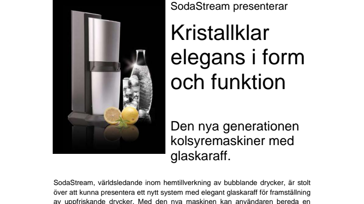 SodaStream Crystal