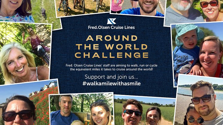 Fred. Olsen Cruise Lines staff travel a quarter of the distance around the world in challenge for NHS Charities Together