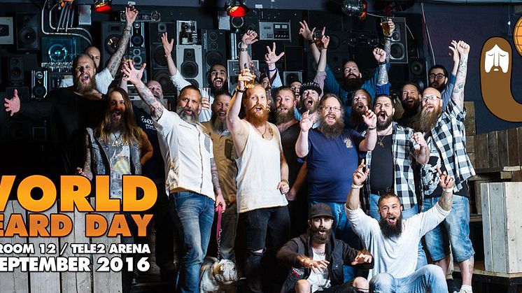 Över 1000 skägg samlas i Stockholm för att fira World Beard Day!