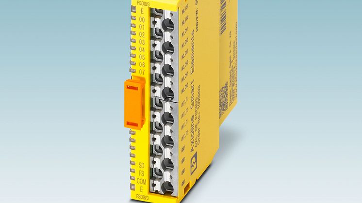 Extension of the safety portfolio – safe I/O modules for Failsafe over EtherCAT