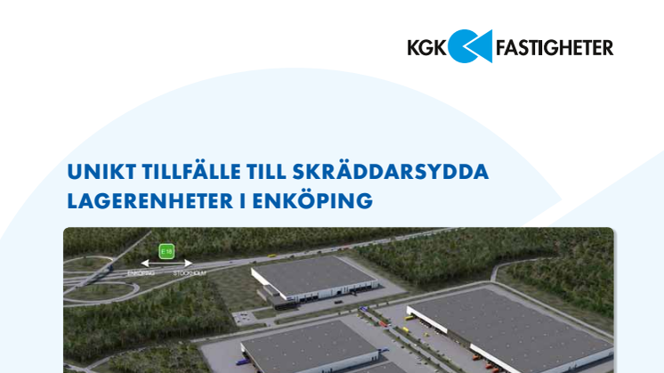 Unikt tillfälle till skräddarsydda lagerenheter i Enköping