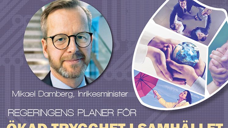 Inrikesministern talar på Trygg och Säker i Malmö