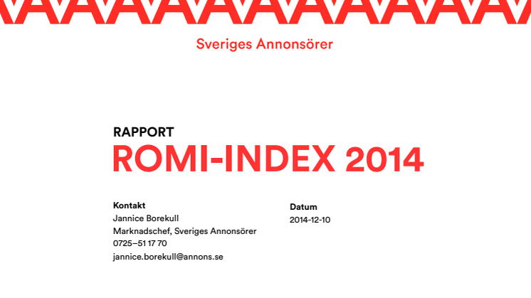 Rapport ROMI-index 20124