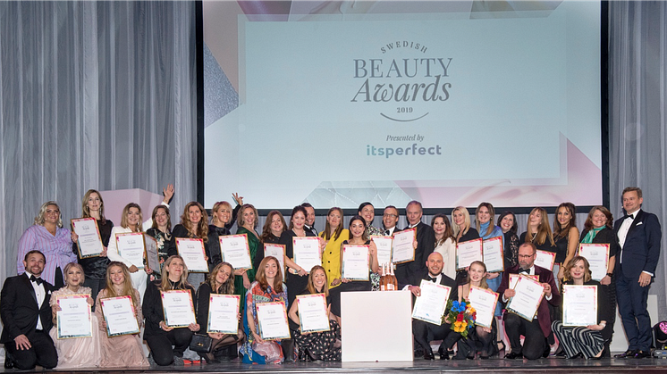 Kosmetik- och hygienföretagen presenterar vinnarna i Swedish Beauty Awards 2019!