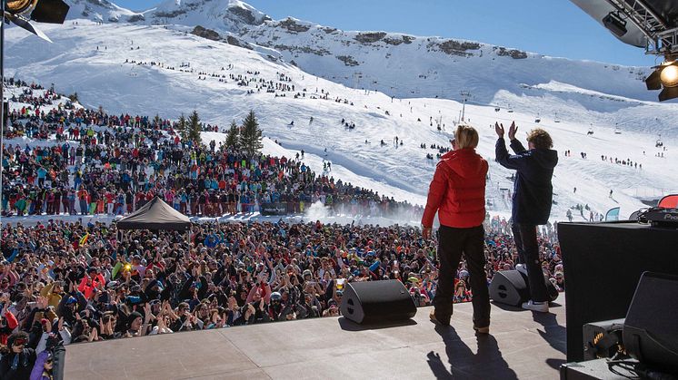 Das Rock the Pistes Festival in Morgins, Wallis (c) Mathieu Vitre