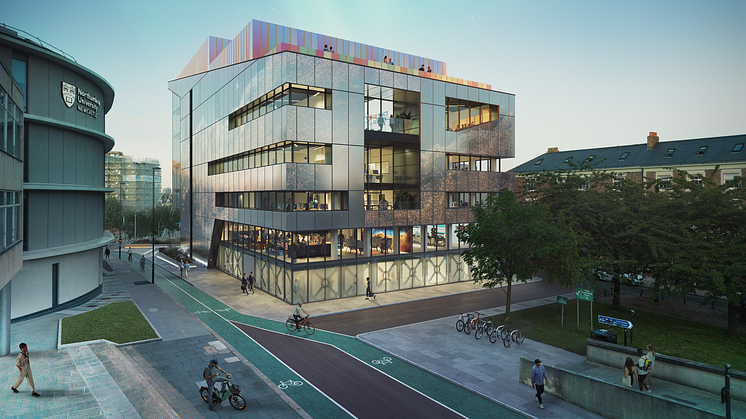 An additional artist's impression of the NESST building at Northumbria University