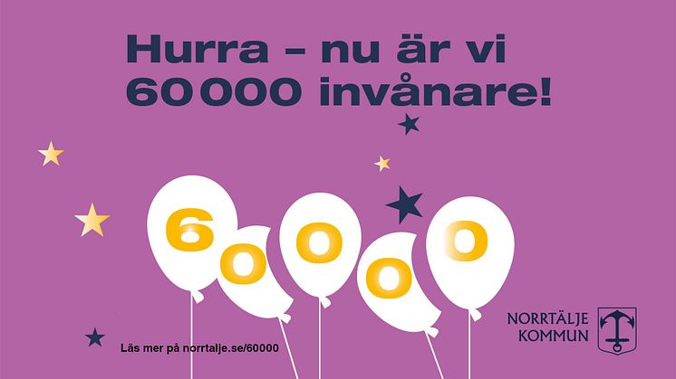 60 000 invånare i Norrtälje kommun