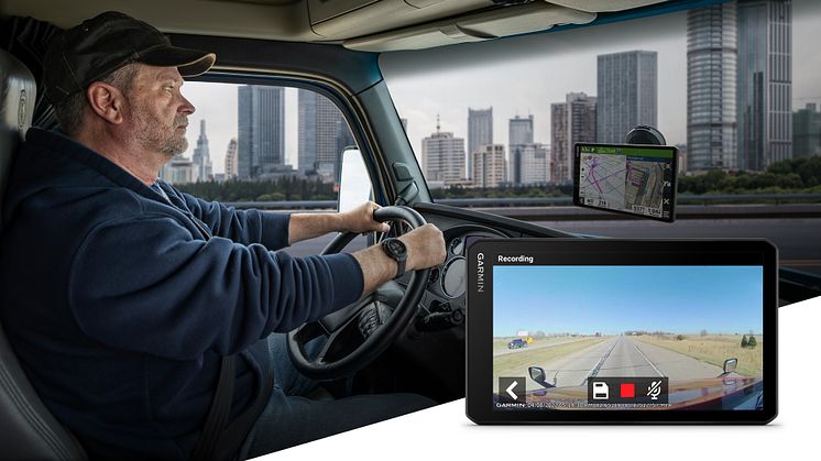 Mit der dēzlCam LGV710 erweitert Garmin sein aktuelles Portfolio an spezifischen LKW- Navigationsgeräten um ein Modell mit integrierter Kamera.