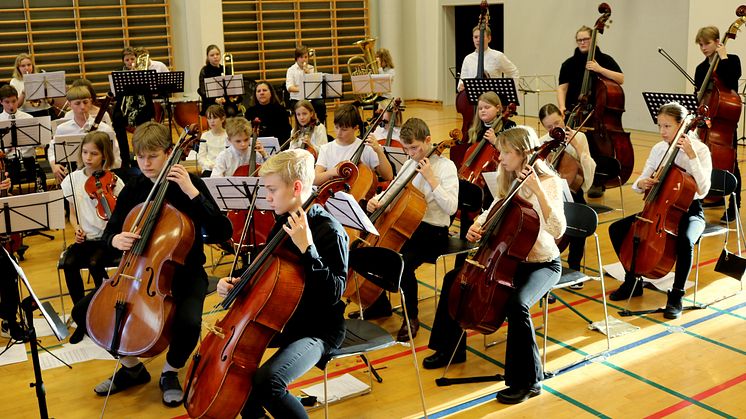 Koncerten søndag på Støvring Gymnasium blev overværet af ca. 200 gæster.