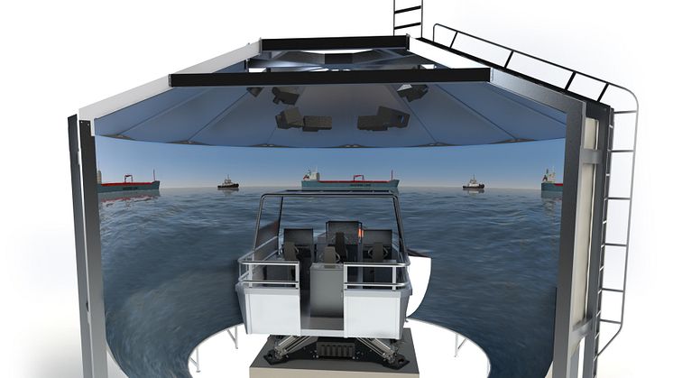 The new K-Sim Tactical Boat Handling and Firing Simulator will support in effectively and realistically training crew on boat handling and fast interception operations, together with weapon engagements 